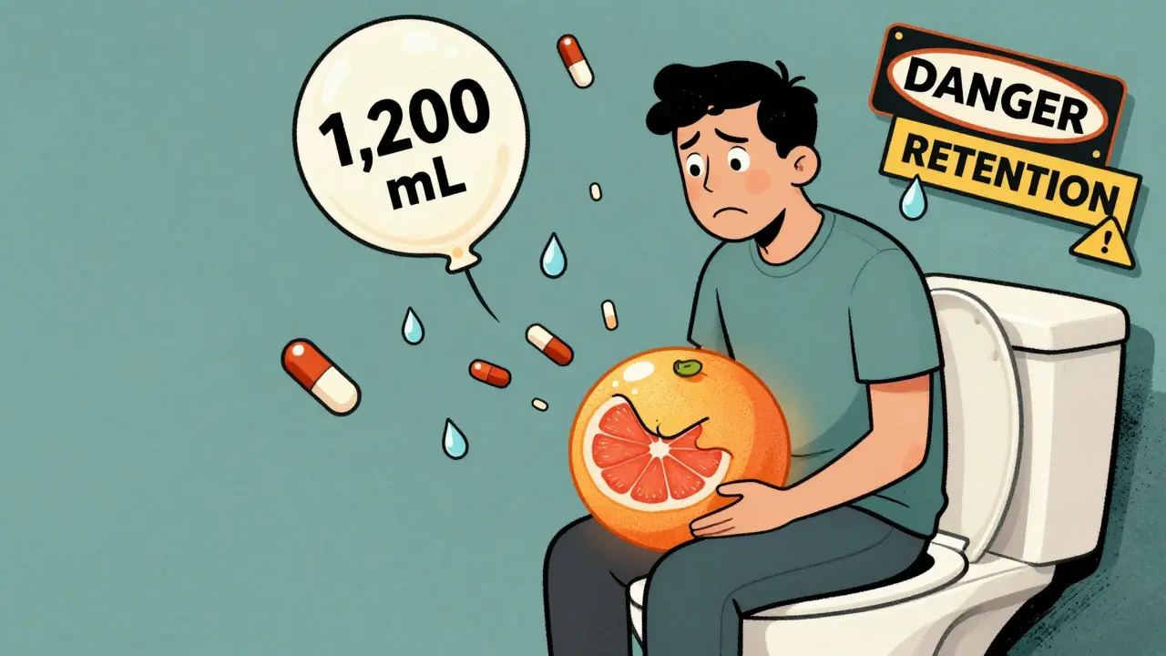 Anticholinergics and Urinary Retention: How Prostate Issues Make This Medication Risky